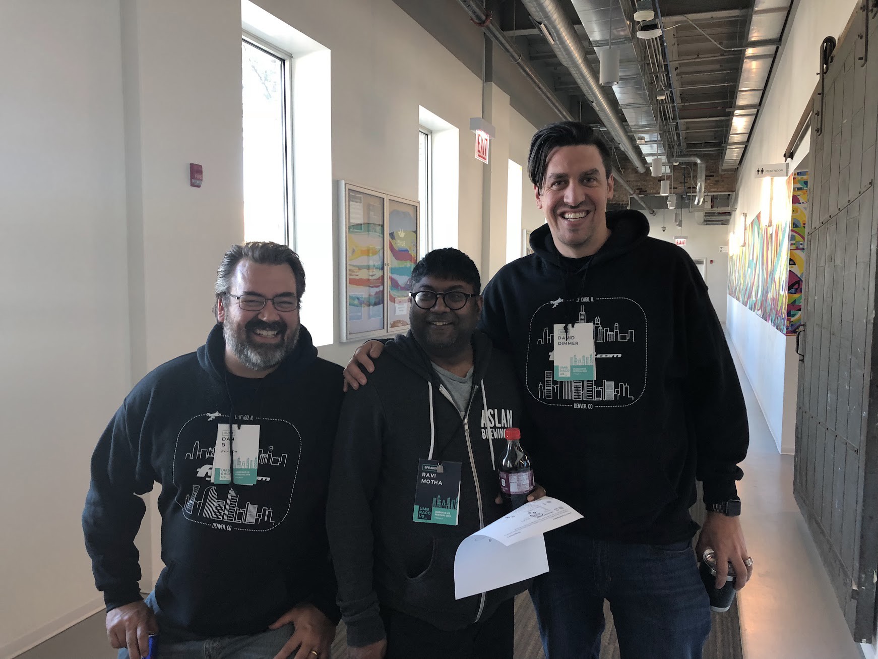FYIN team Dan Bartels, Ravi Motha, and David Dimmer.