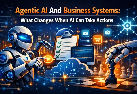 Agentic AI robot playing chess